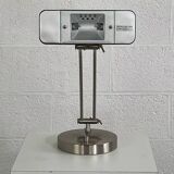 Articulated desk lamp in chrome metal
