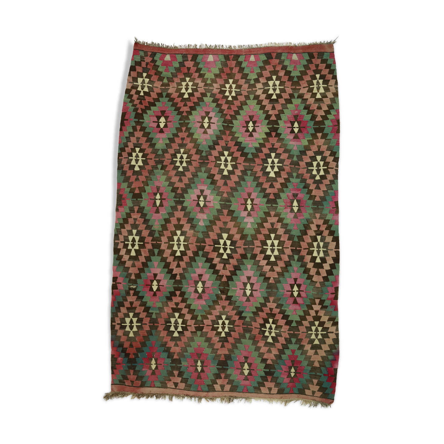 Tapis kilim artisanal d’Anatolie 322 cm x 200 cm