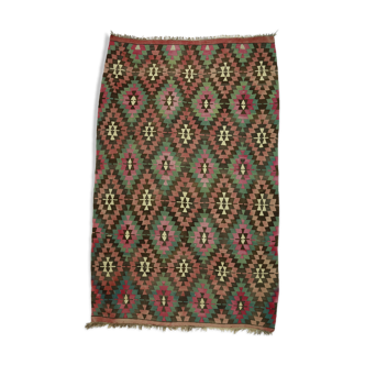 Anatolian handmade kilim rug 322 cm x 200 cm