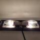 Erco Glass and Bakelite Wall Sconces 1960s, Set of 2 Vintage