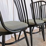 Vintage Bentwood Dining Chairs - Set of 4 Ligna Style - 1980s Yugoslavia