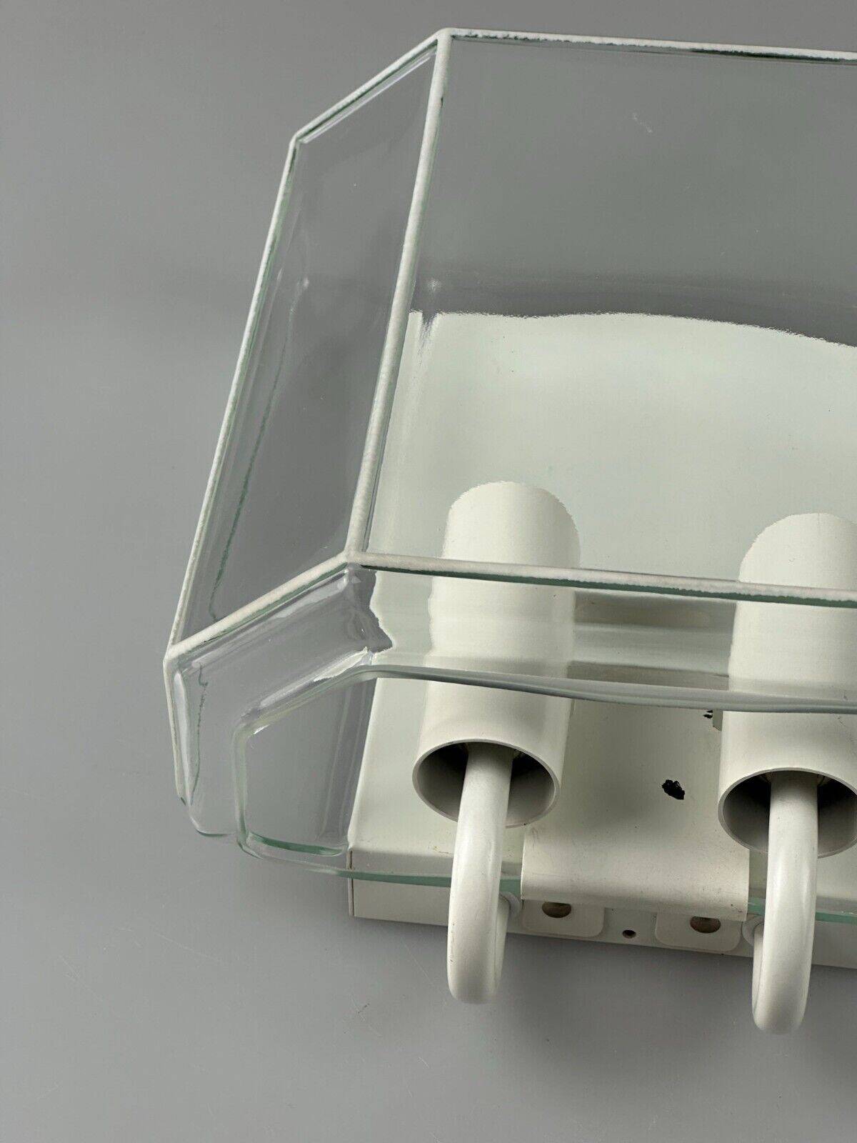 60s 70s wall lamp Glashütte Limburg Germany Glass & Metal Age Design