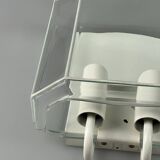 60s 70s wall lamp Glashütte Limburg Germany Glass & Metal Age Design