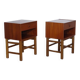 Paire de chevets vintage scandinave en teck 1960