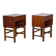 Paire de chevets vintage scandinave en teck 1960
