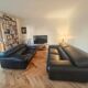 Canapés Roche Bobois cuir noir – 3/4 places + 2 places