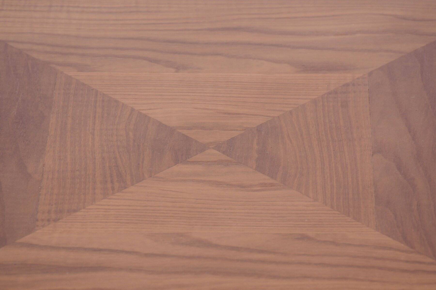 Art Deco Oak & Spruce Folding Table attributed to J. Leleu, France, 1920s