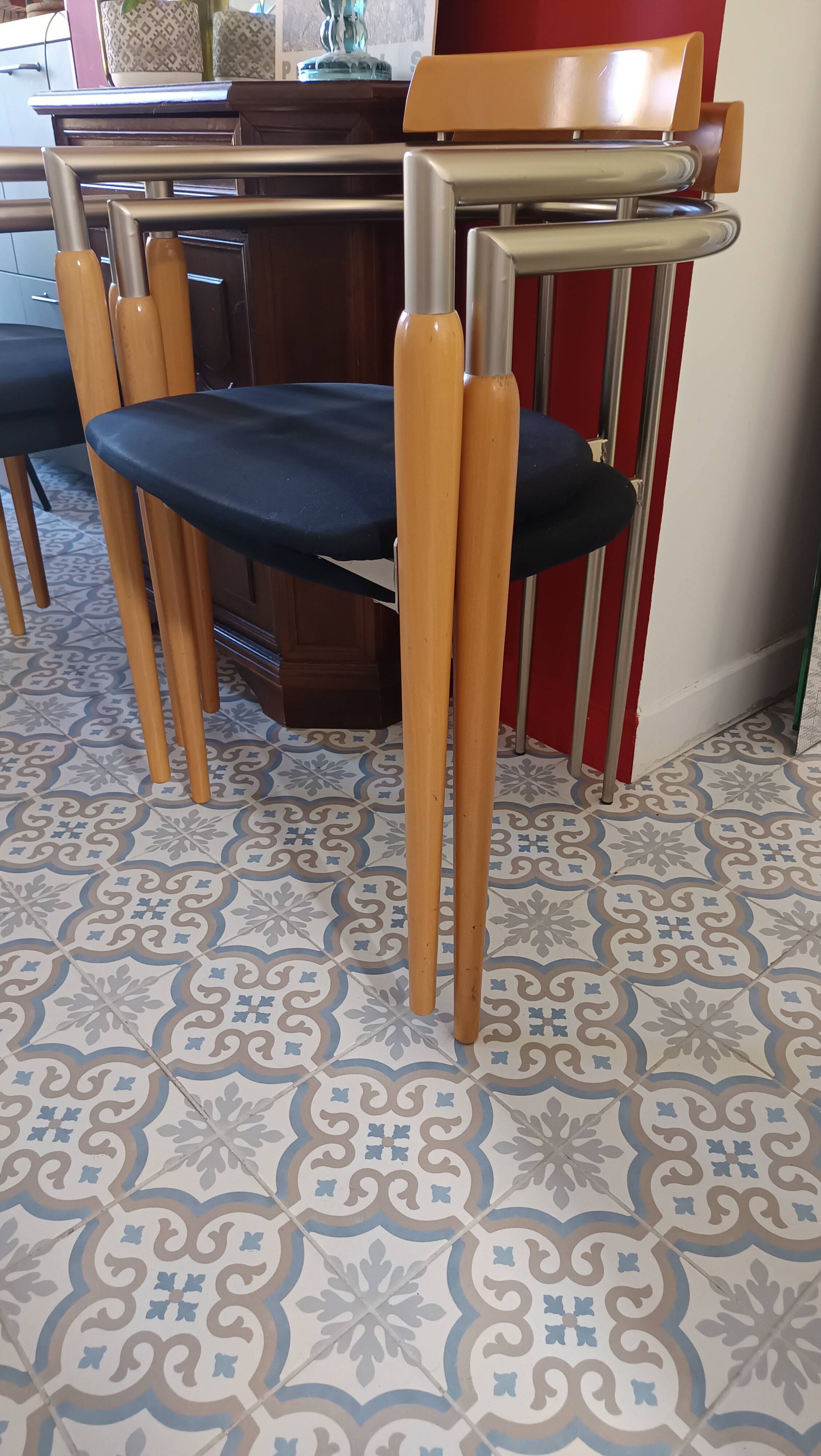 Chaises vintage Effezeta 80'S