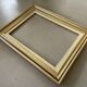 Golden wooden frame 47x60cm