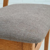 Danish design 70s, pair of dining chairs, solid oak