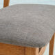Danish design 70s, pair of dining chairs, solid oak