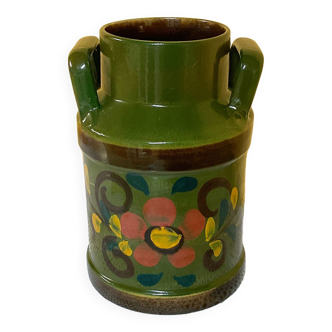 Pot à lait en céramique de campagne