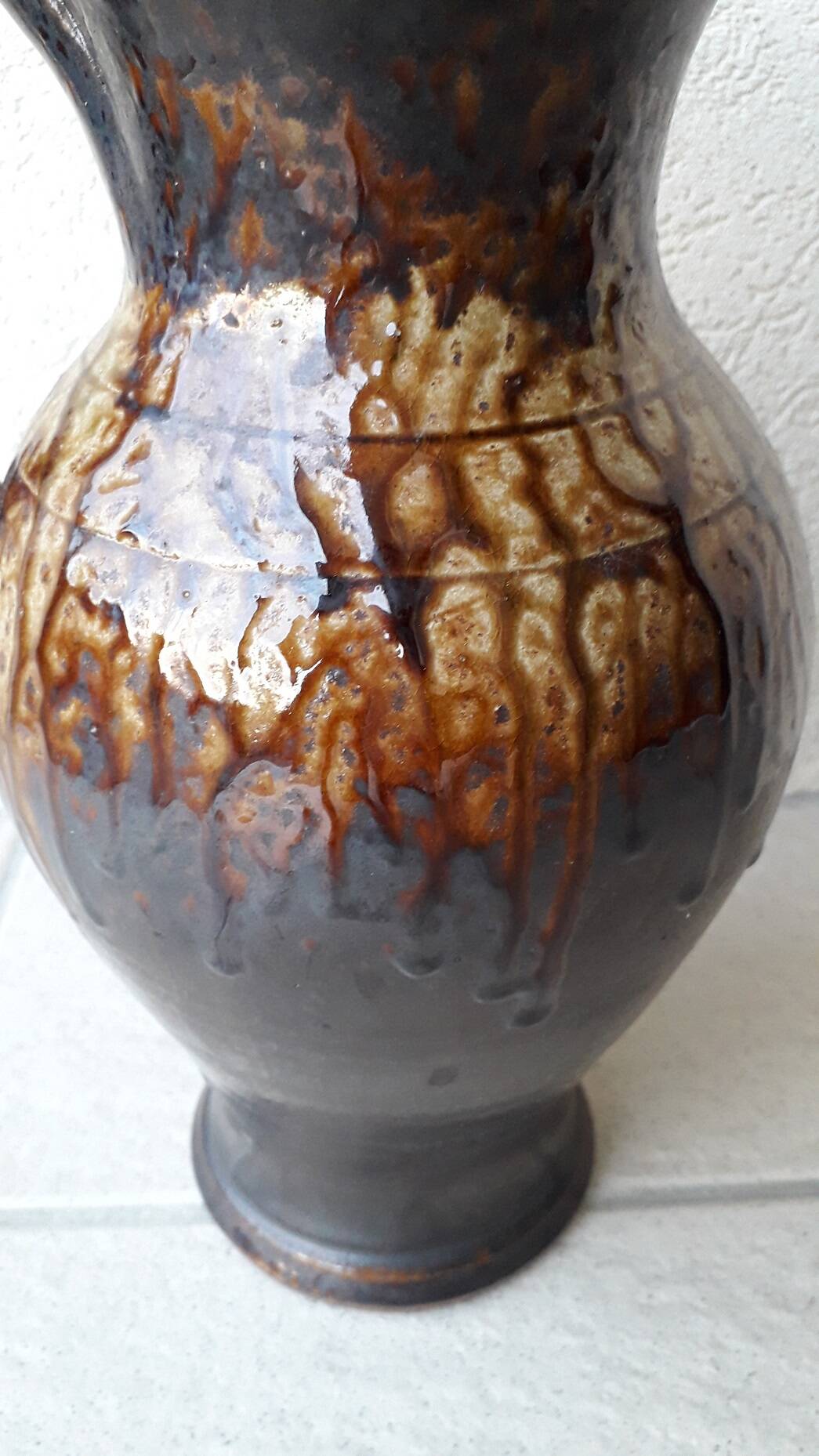 Saint Amand Normandy stoneware pitcher