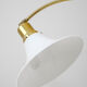 Vintage C-shaped lamp