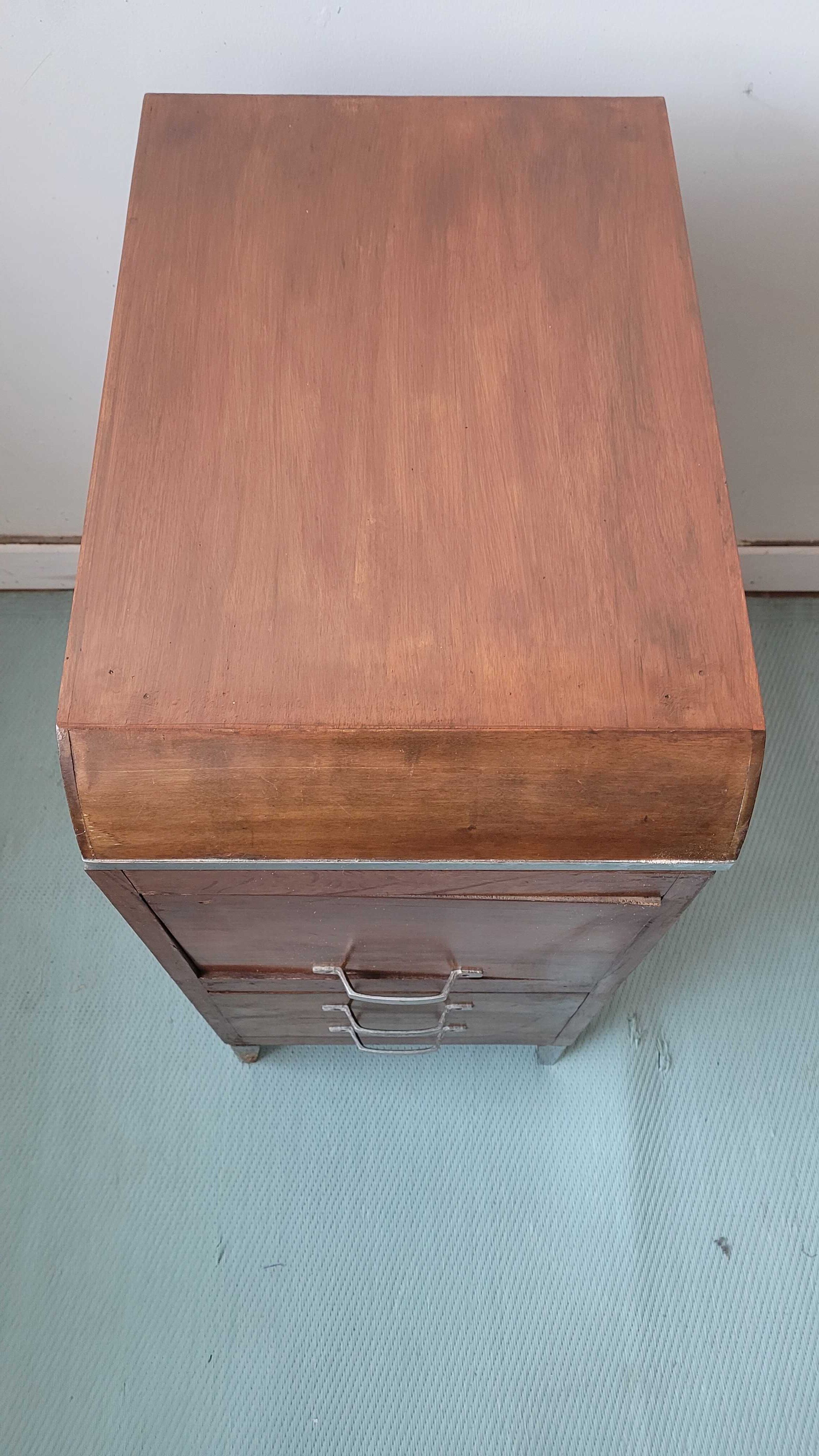 Vintage wooden desk box / or bathroom furniture