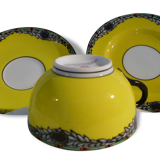 Royal Worcester tea-trio 1918; 2 sets