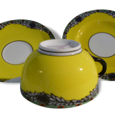 Royal Worcester tea-trio 1918; 2 sets
