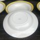 Set of thirteen old porcelain soup plates signed "Biarritz"
