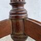 Late 19th century tripod pedestal table in wood marquetry