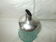 Blue moulded glass sugar bowl