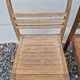 Set de 4 chaises  de sinistrés René Gabriel