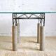 Concrete and ground glass table, Italy 1980's