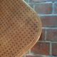 Old bistro table and its 4 chairs