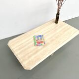 Travertine coffee table, Italy 1970