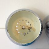 Pair of stainless steel ball globes