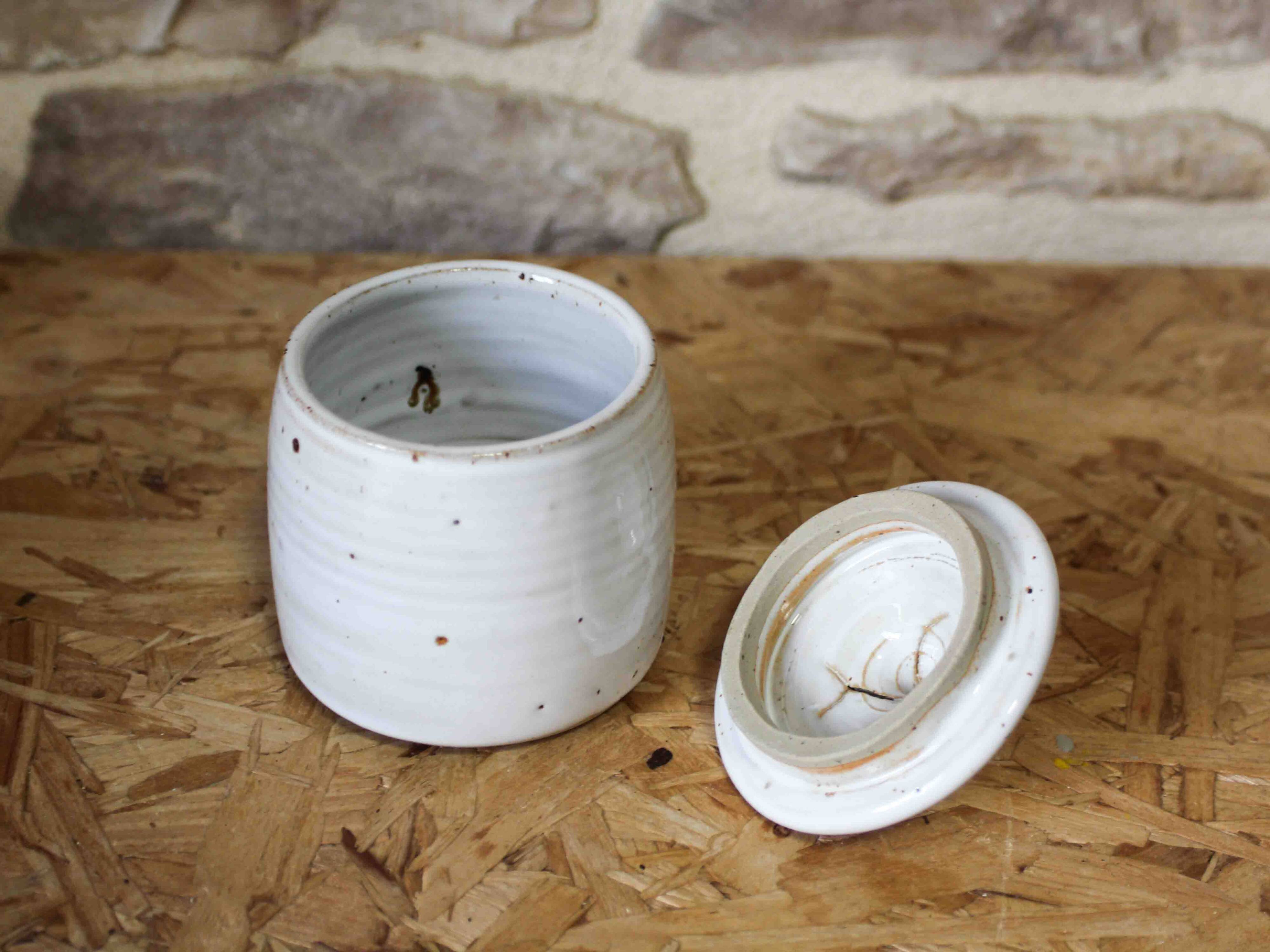 Glazed stoneware coffee service by Yvonne Seyve and Josiane Chaudet.