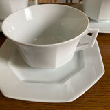 Trio of Limoges porcelain cups