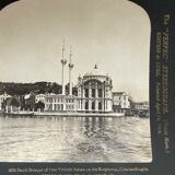 Old photography stereo, stereograph, luxury albumine 1903 Constantinople, Turkey