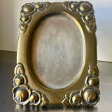 Cadre photo en laiton art nouveau