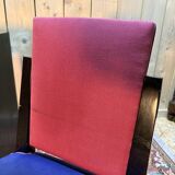 Bureau laqué noir de style Art Déco et sa chaise