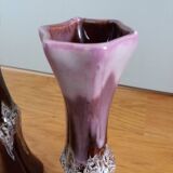 Vallauris flamed soliflore vases