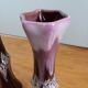 Vases soliflores flammés Vallauris