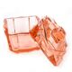 Art Deco bonbonniere, crystal, Moser, Czechoslovakia, 1930s