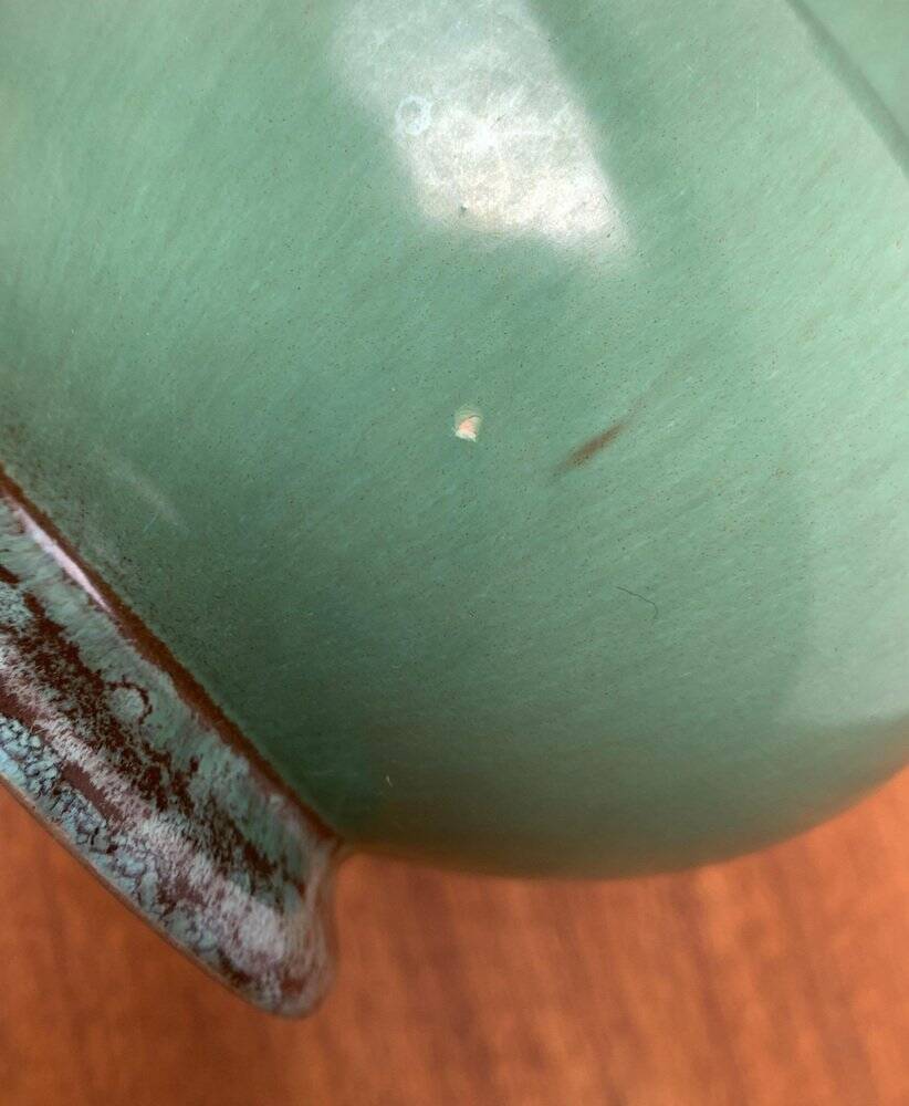 German Art Deco ceramic vase by Jasba, 1940s