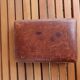 Old vintage leather leather set chess set