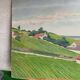 Painting oil landscape countryside 1935
