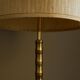 "Faux Bamboo" table lamp in patinated brass from the 1960s.