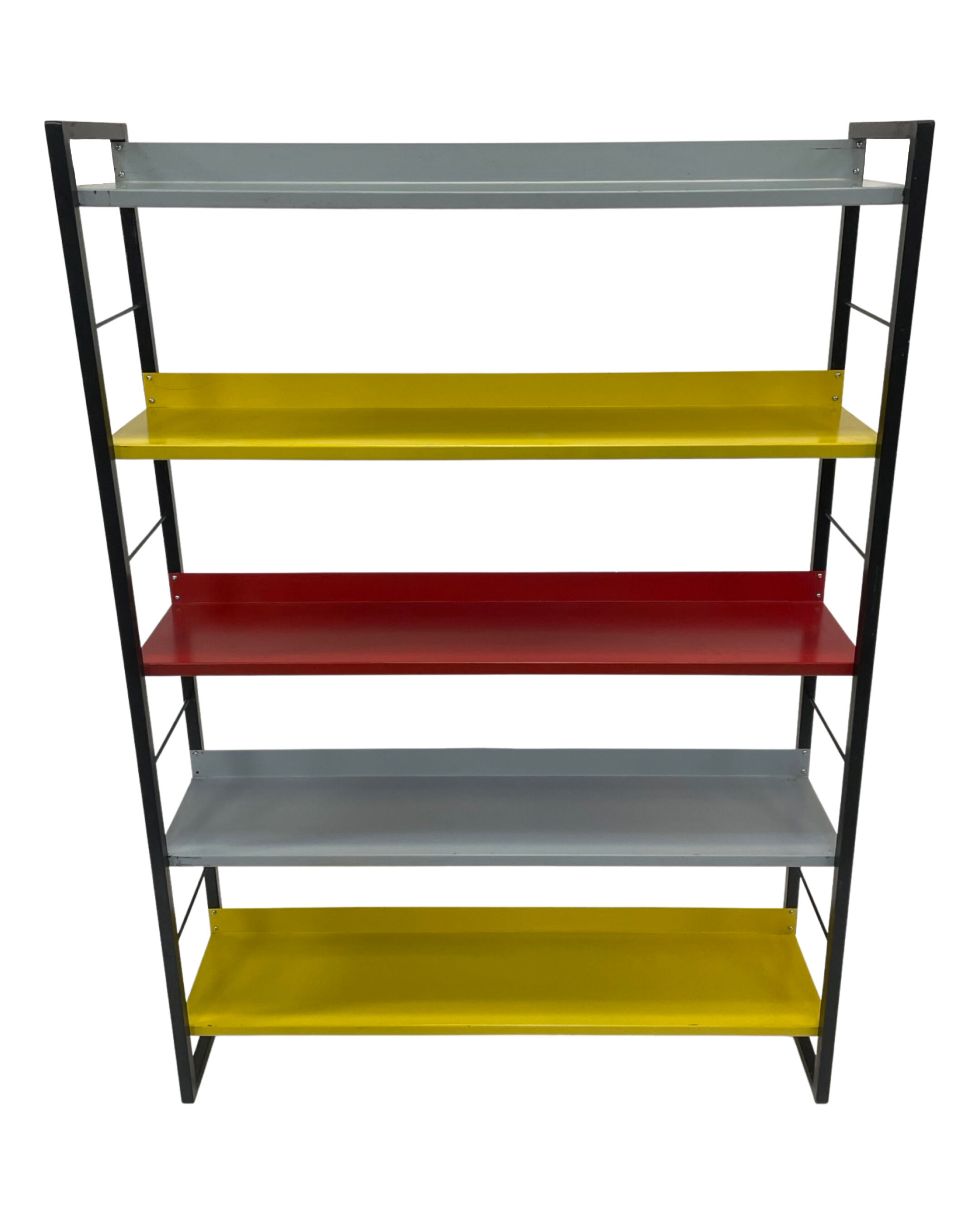 Tomado shelving unit in metal and several colours - 1960s dutch design