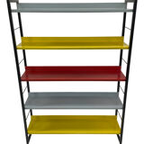 Tomado shelving unit in metal and several colours - 1960s dutch design