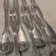 7 silver-plated metal snail forks by Christofle Vendôme