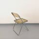 Vintage folding chair Plia by Giancarlo Piretti for Castelli from the 1960s.