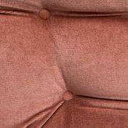 Pair of pink tufted velvet frog chairs 1970