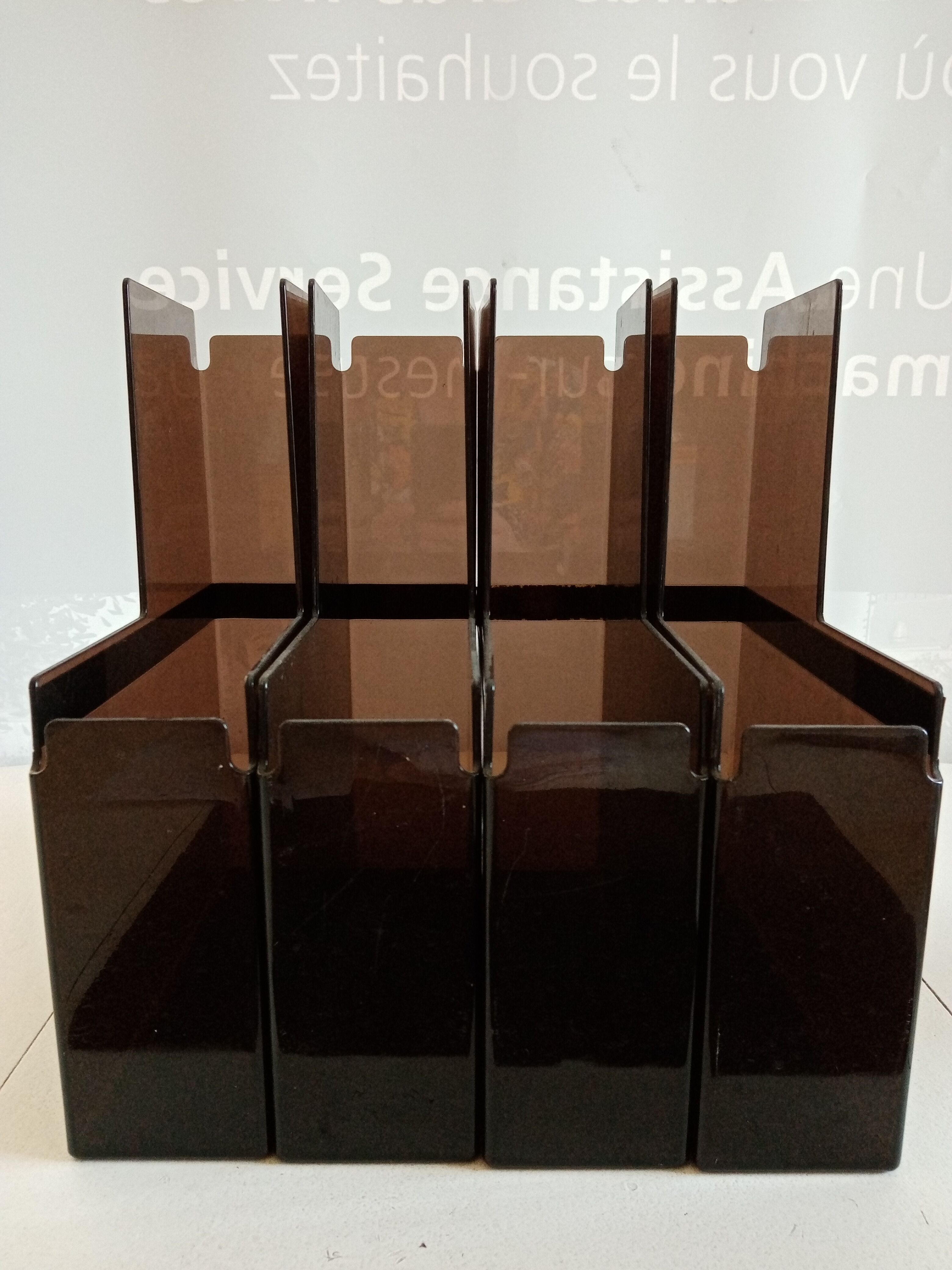 Vertical review door