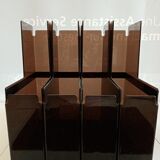 Vertical review door