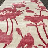 Modern carpets, floral art