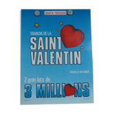 Original National Lottery Lottery slice of Valentine's Day 1986